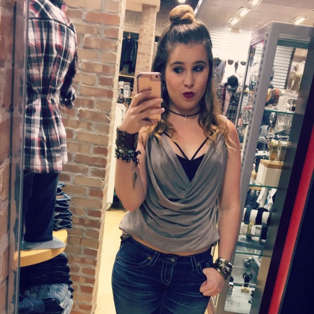 Red by BKE High-Lo Tank Top